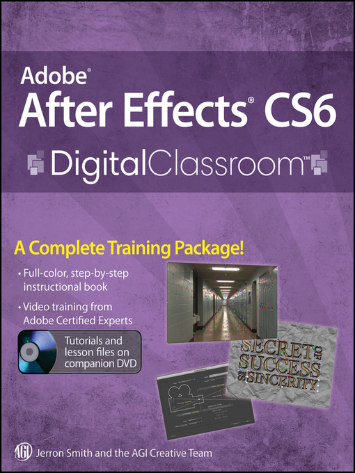 Title details for Adobe After Effects CS6 Digital Classroom by Jerron Smith - Available